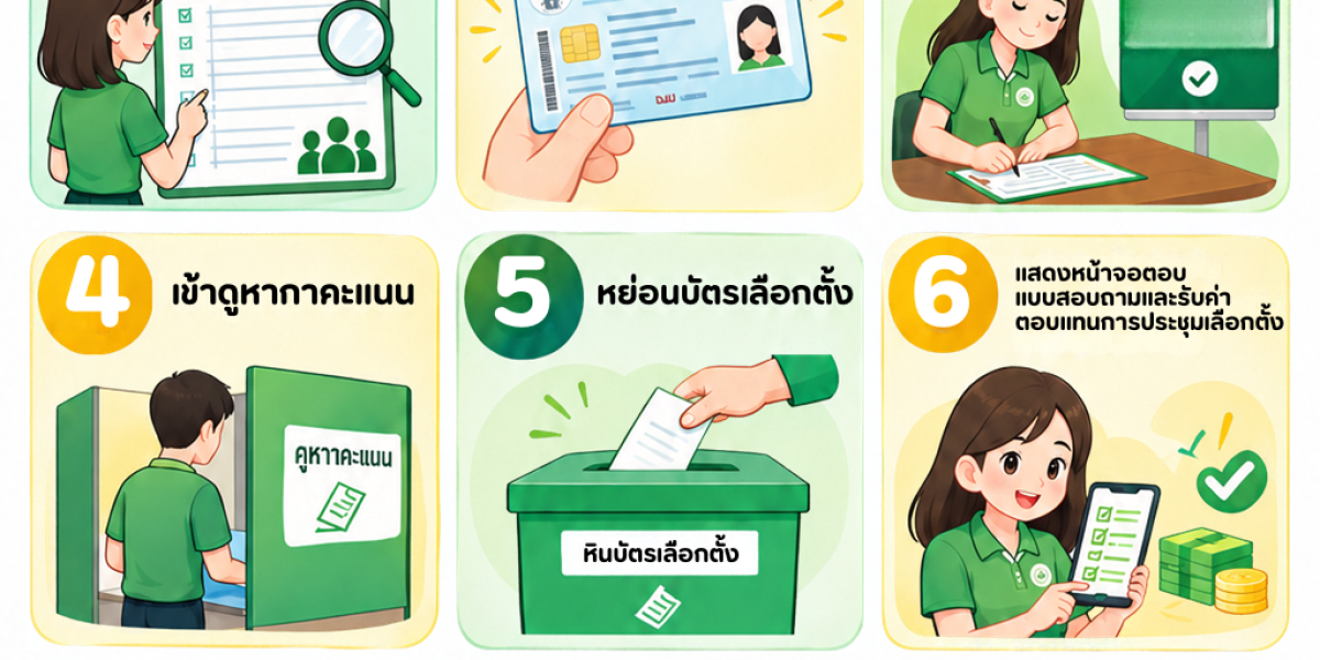 ขั้นตอนการเลือกตั้ง คณะกรรมการ,ผู้แทนสมาชิกและผู้ตรวจสอบกิจการ
